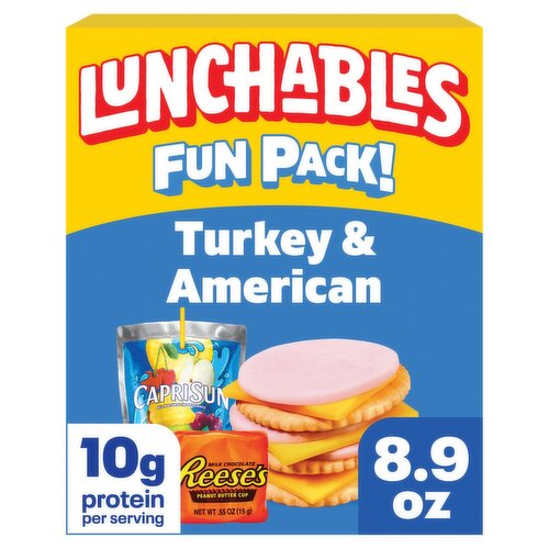 Lunchables Turkey and American Cracker Stackers, 2.9 oz