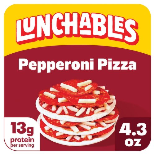 Lunchables Donkey Kong Bananza Pepperoni Pizza, 4.3 oz