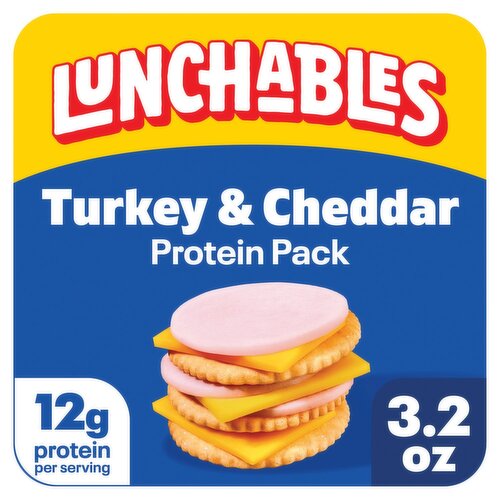 Lunchables Turkey & Cheddar Cracker Stackers, 3.2 oz