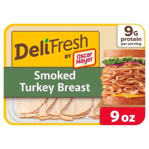 Oscar Mayer Deli Fresh Smoked Turkey Breast, 9 oz