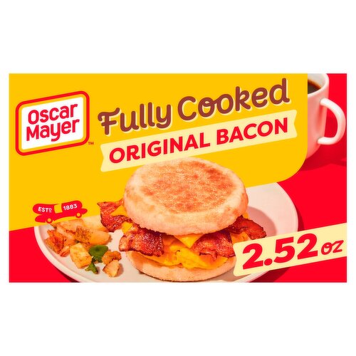 Oscar Mayer Fully Cooked Original Bacon, 2.52 oz
