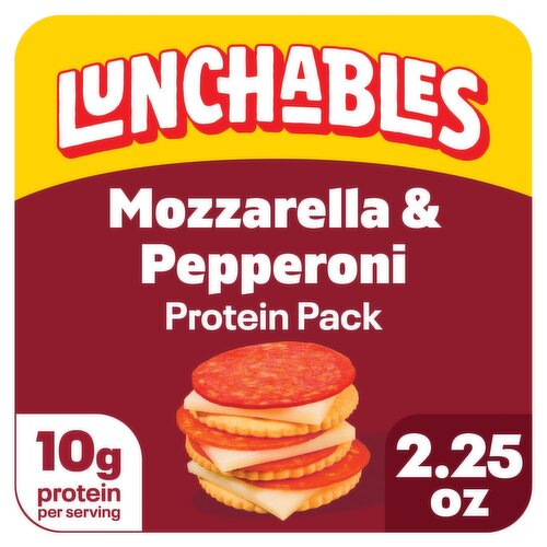 Lunchables Mozzarella and Pepperoni Cracker Stackers, 2.25 oz
