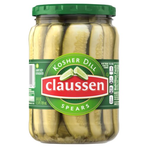 Claussen Kosher Dill Spears, 24 fl oz