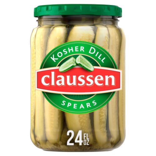 Claussen Kosher Dill Spears, 24 fl oz