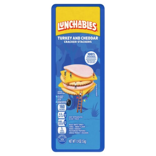 Lunchables Turkey and Cheddar Cracker Stackers, 1.9 oz