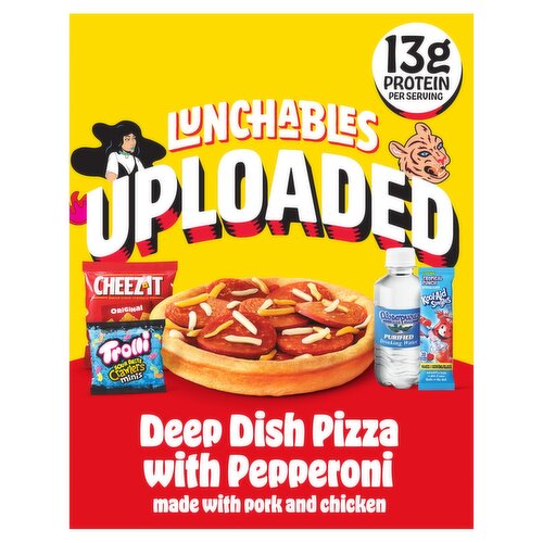 Lunchables Uploaded Deep Dish Pizza with Pepperoni Meal Kit