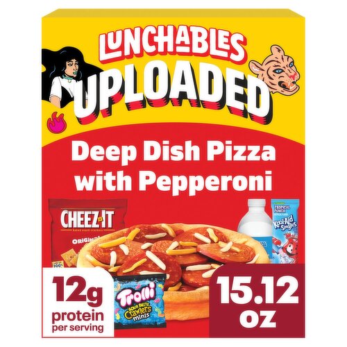 Lunchables Uploaded Deep Dish Pizza with Pepperoni Meal Kit