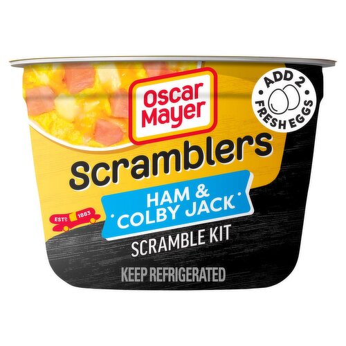 Oscar Mayer Scramblers Ham and Colby Jack Scramble Kit, 3 oz