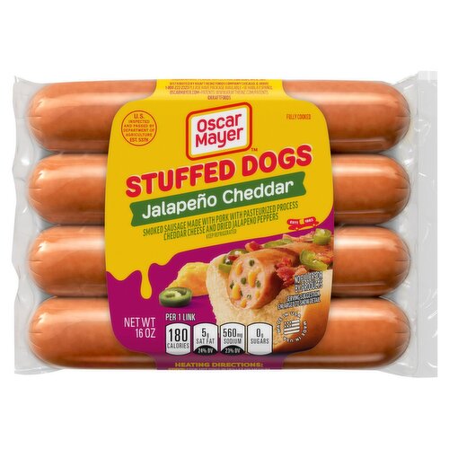 Oscar Mayer Jalapeño Cheddar Stuffed Dogs, 8 count, 16 oz