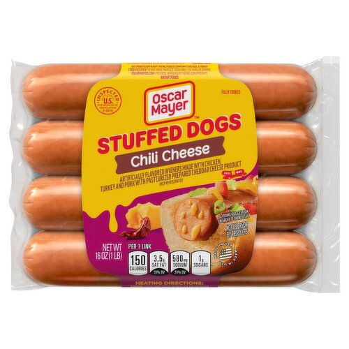 Oscar Mayer Chili Cheese Stuffed Dogs, 8 count, 16 oz