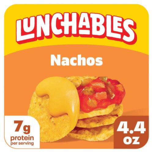 Lunchables Pokemon Z-A Legends Tortilla Chips, Nacho Cheese Dip, Salsa Nachos, 4.4 oz