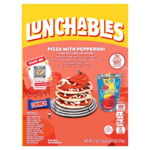 Lunchables Pizza with Pepperoni, 4.7 oz