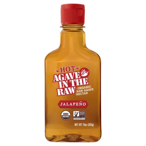 Agave In The Raw Hot Jalapeños Organic Raw Agave Nectar, 10 oz