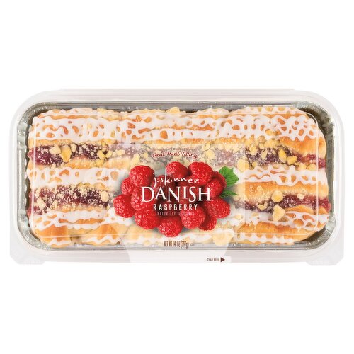 J. Skinner Danish Raspberry Cake, 14 oz