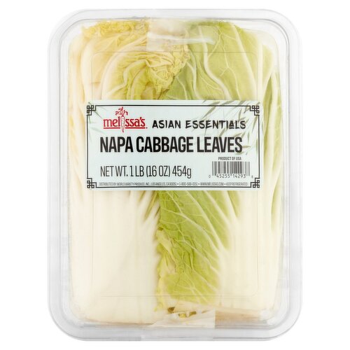 Melissa's Asian Essentials Napa Cabbage Leaves, 16 oz