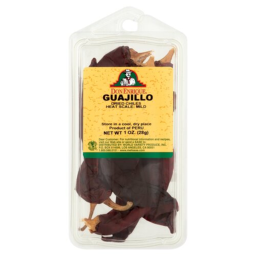 Don Enrique Guajillo Dried Chiles, 1 oz