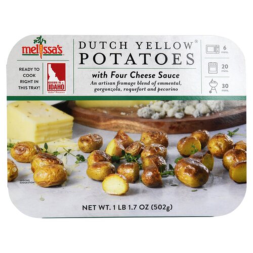 Melissa's Dutch Yellow Potatoes with Four Cheese Sauce, 1 lb 1.7 oz