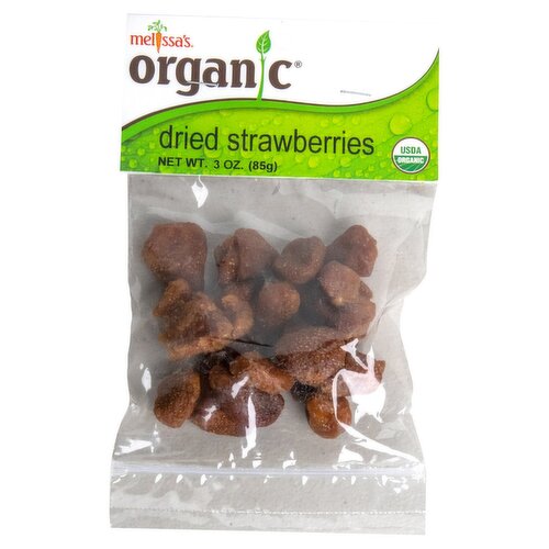 Melissa's Organic Dried Strawberries, 3 oz