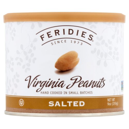 Feridies Salted Virginia Peanuts, 9 oz