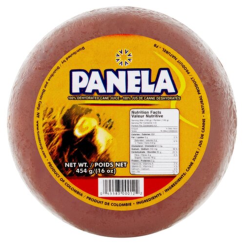 Panela 100% Dehydrated Cane Juice, 16 oz