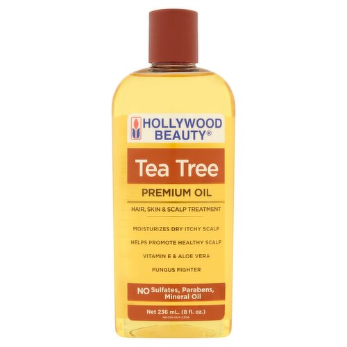 Hollywood Beauty Tea Tree Premium Oil Hair, Skin & Scalp Treatment, 8 fl oz