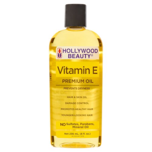 Hollywood Beauty Vitamin E Premium Oil, 8 fl oz