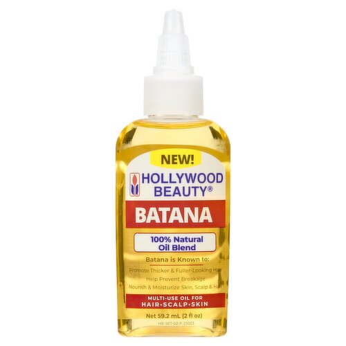 Hollywood Beauty Batana 100% Natural Oil Blend, 2 fl oz