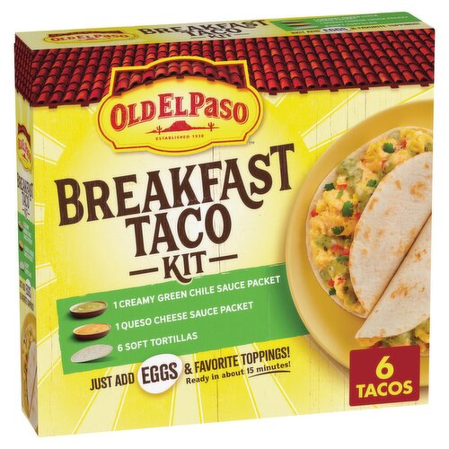 Old El Paso Breakfast Taco Kit, 11.9 oz