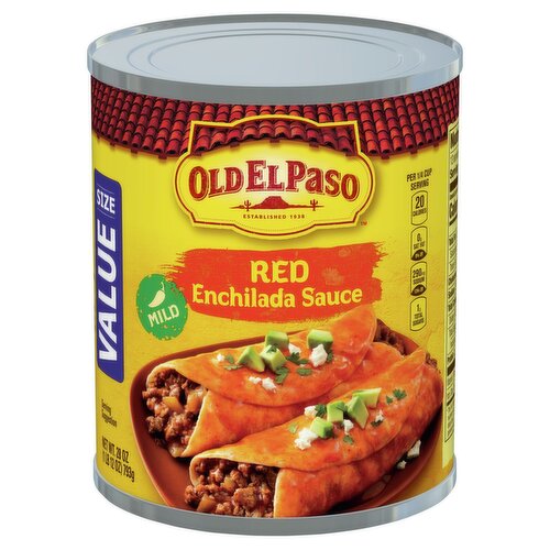 Old El Paso Mild Red Enchilada Sauce Value Size, 28 oz