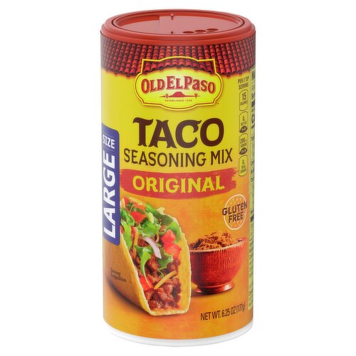 Old El Paso Original Taco Seasoning Mix Value Size, 6.25 oz