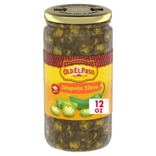 Old El Paso Jalapeño Slices Pickled, 12 oz