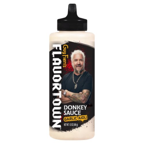 Guy Fieri Flavortown Garlic Aioli Donkey Sauce, 12 oz