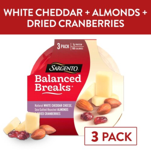 Sargento Balanced Breaks Snacks, 1.5 oz, 3 count