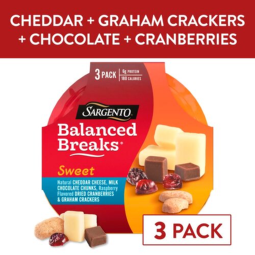 Sargento Balanced Breaks Sweet Snacks, 1.5 oz, 3 count