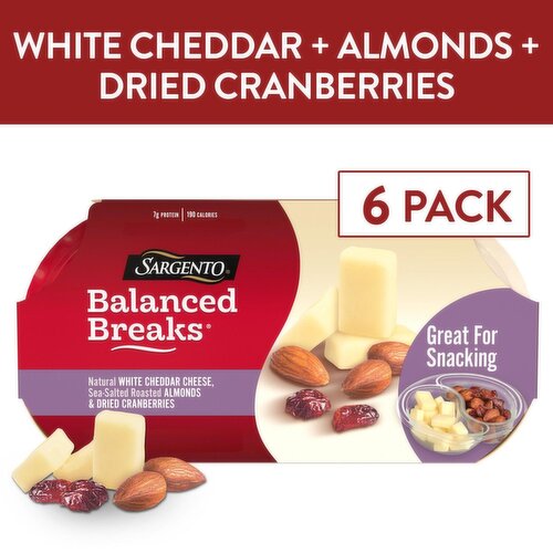 Sargento Balanced Breaks Snacks, 1.5 oz, 6 count