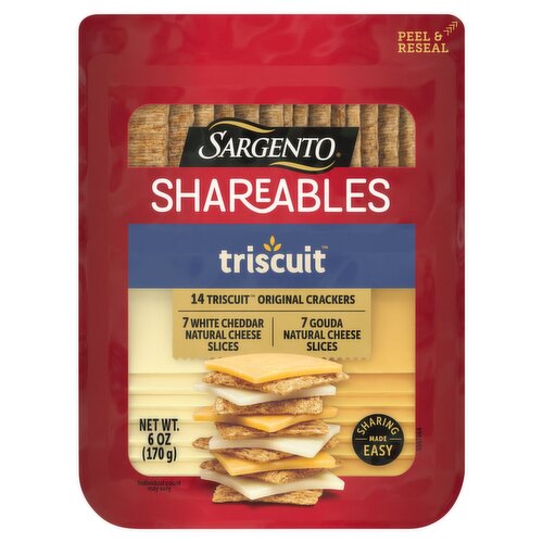 Sargento Shareables Triscuit Original Crackers, 14 count, 6 oz