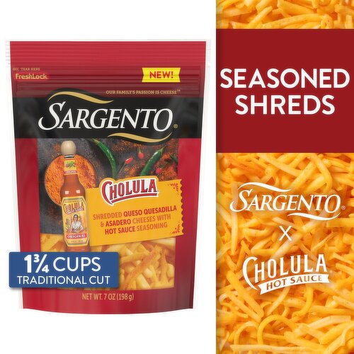 Sargento Cholula Traditional Cut Hot Sauce Seasoning, 7 oz