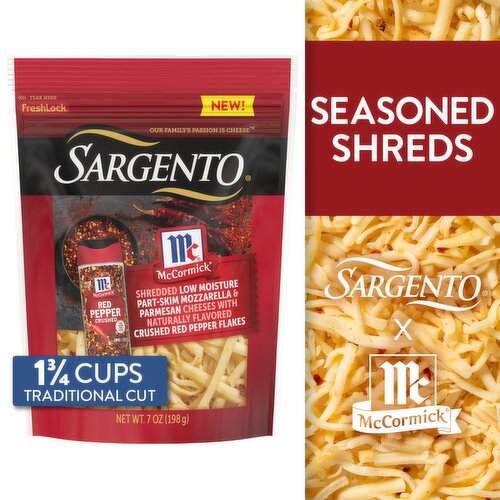 Sargento Tradition Cut Crushed Red Pepper Flakes, 7 oz