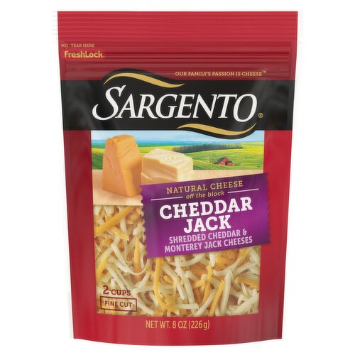 Sargento Cheddar Jack Shredded Cheese, 8 oz