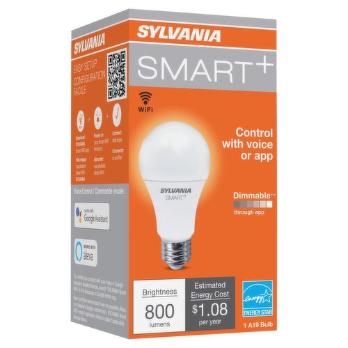 Sylvania Smart+ WiFi A19 Bulb