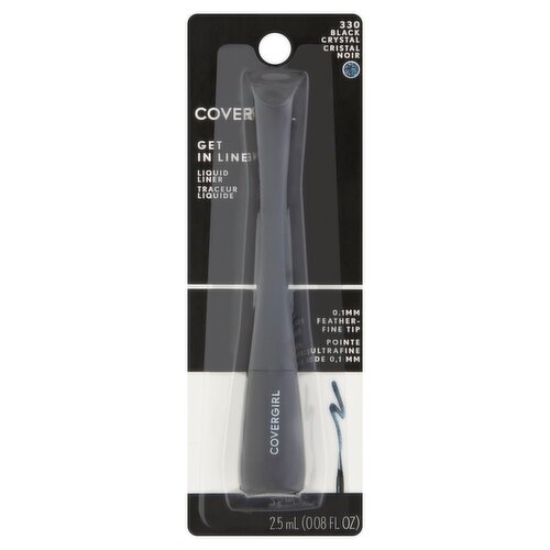 Covergirl Get in Line 330 Black Crystal Liquid Liner, 0.08 fl oz