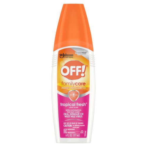 OFF! FamilyCare Tropical Fresh Insect Repellent III, 6 fl oz