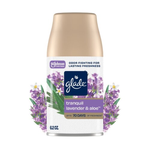 Glade Tranquil Lavender & Aloe Automatic Spray Refill, 6.2 oz