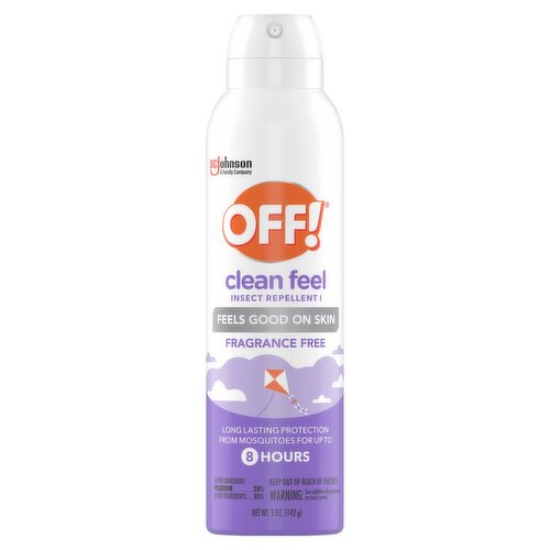 Off! Fragrance Free Clean Feel Insect Repellent I, 5 oz