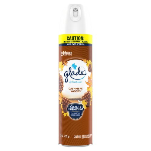 Glade Cashmere Woods Air Freshener, 8.3 oz