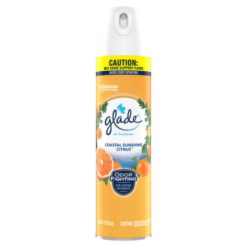 Glade Coastal Sunshine Citrus Air Freshener, 8.3 oz