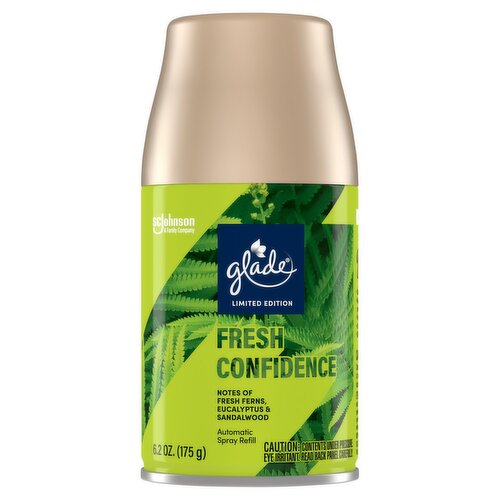 Glade Automatic Spray Air Freshener, Fresh Confidence Limited Edition, 6.2 oz Refill