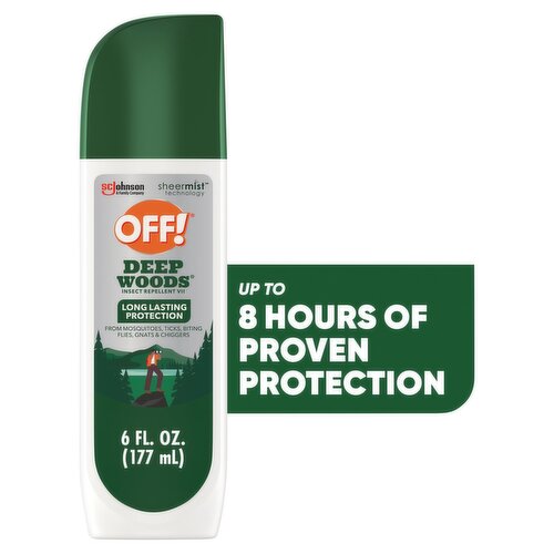 OFF! Deep Woods Long Lasting Protection Insect Repellent VII, 6 fl oz