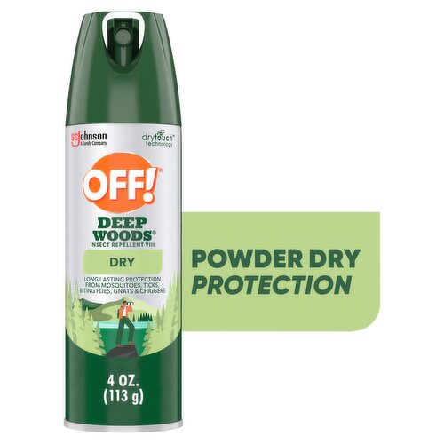 OFF! Deep Woods Dry Insect Repellent VIII, 4 oz
