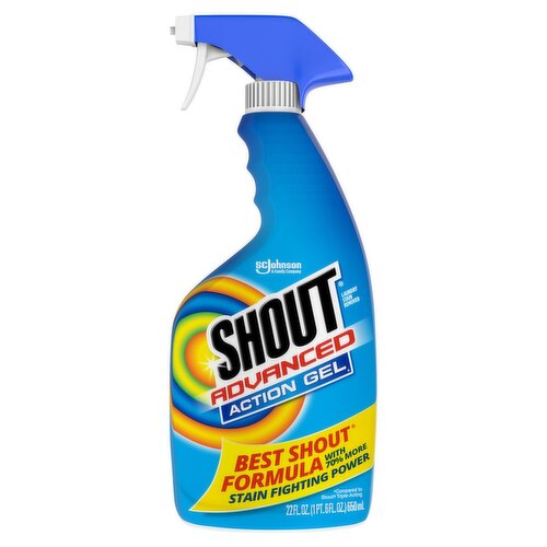 Shout Advanced Action Gel Laundry Stain Remover, 22 fl oz